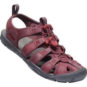 Sandály Keen CLEARWATER CNX LEATHER WOMEN wine/red dahlia