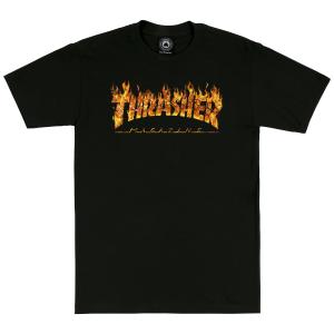 Tričko Thrasher Inferno T-shirt Black