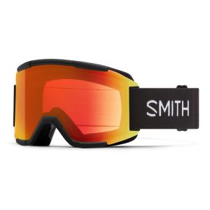 Lyžařské brýle Smith SQUAD BLACK/CHROMAPOP EVERYDAY RED MIRROR