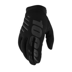 Cyklistické rukavice 100% BRISKER Gloves Black