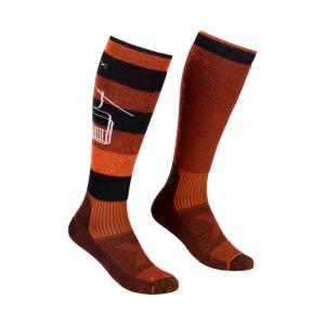 Ponožky Ortovox Free Ride Long Socks Clay Orange