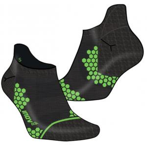 Ponožky Inov-8 TRAILFLY SOCK LOW Black/Green