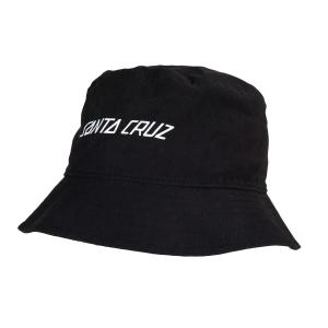 Klobouk Santa Cruz Strip Cargo Bucket Hat Washed Black