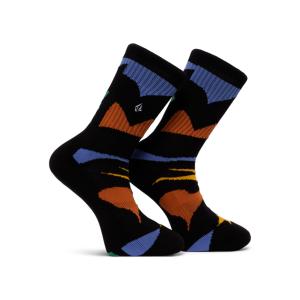 Ponožky Volcom Fa Arthur Longo Sock Pr Black