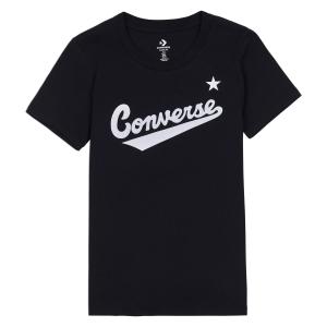 Tričko Converse CENTER FRONT LOGO TEE BLACK