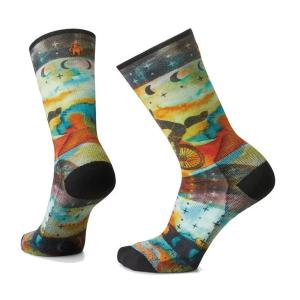 Ponožky Smartwool W BIKE ZC CELESTIAL PRINT CREW multi color