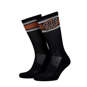 Ponožky Santa Cruz Oval Dot Stripe Sock Black