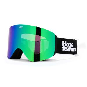 Brýle Horsefeathers COLT GOGGLES black/mirror green