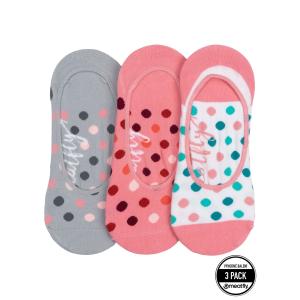 Ponožky Meatfly Low Socks Triple Pack, White / Pink