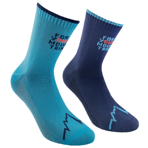 Ponožky La Sportiva For Your Mountain Socks Storm Blue/Lagoon