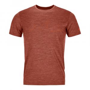 Termo tričko Ortovox 150 Cool Mountain Face TS Clay Orange Blend