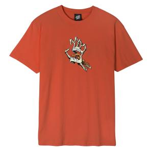Tričko Santa Cruz Bone Hand Cruz Front T-Shirt Terracotta
