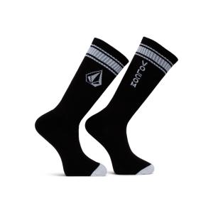 Ponožky Volcom High Stripe Sock Pr Black