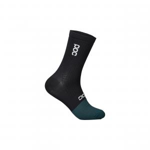 Ponožky POC Flair Sock Mid Uranium Black/Dioptase Blue