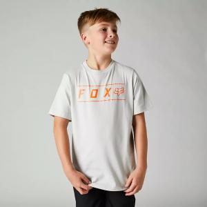 Tričko Fox Youth Pinnacle Ss Tee Light Grey