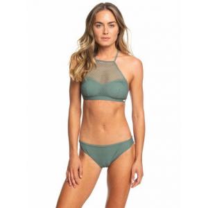 Plavky Roxy Garden Summers - Crop Top Bikini Set DUCK GREEN