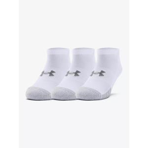 Ponožky Under Armour Heatgear No Show Sock 3 Pack White