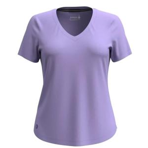 Tričko Smartwool W ACTIVE ULTRALITE V-NECK SS ultra violet