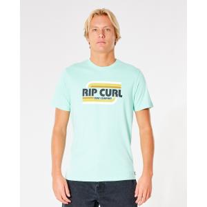 Tričko Rip Curl SURF REVIVAL YEH MUMMA TEE  Washed Aqua