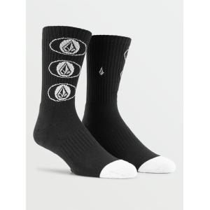Ponožky Volcom Vibes Socks Black O/S