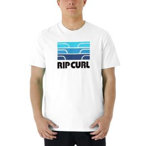 Tričko Rip Curl SURF REVIVAL WAVING TEE  OPTICAL WHITE