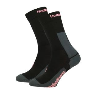 Horsefeathers Technické funkční ponožky Cadence Long W - black