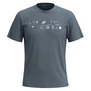 Tričko Smartwool GONE CAMPING GRAPHIC SS T SF pewter blue