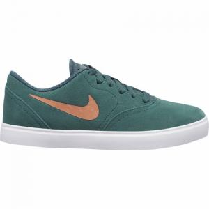 Boty Nike SB CHECK SUEDE ESS+ GS faded spruce/metallic copper-white