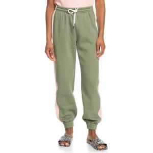 Tepláky Roxy LETS GET GOING PANT DEEP LICHEN GREEN