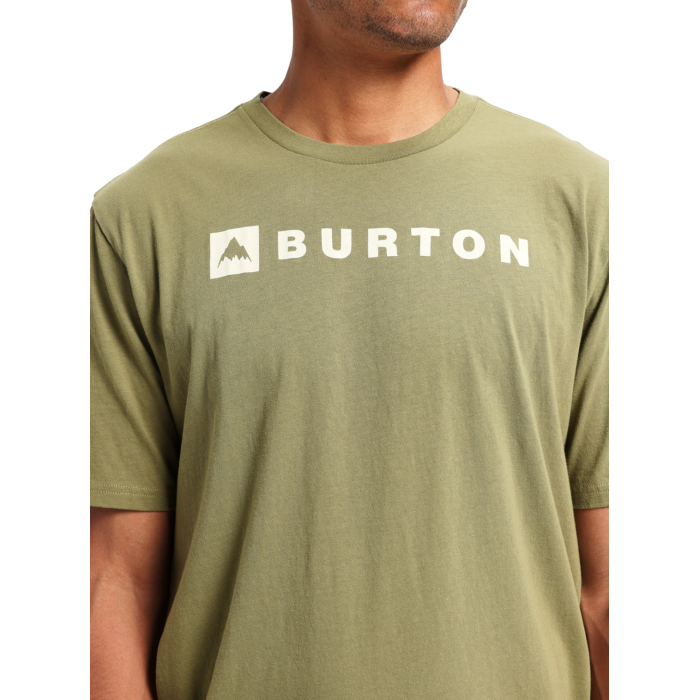Tričko Burton Horizontal Mountain Short Sleeve T-Shirt Martini Olive