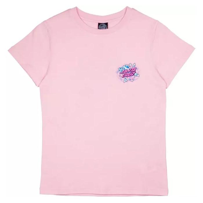 Tričko Santa Cruz Crystal Hand T-Shirt Dusty Rose