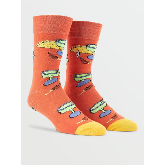 Ponožky Volcom True Socks Yellow O/S