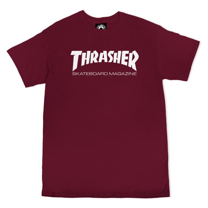 Tričko Thrasher Skate Mag Maroon