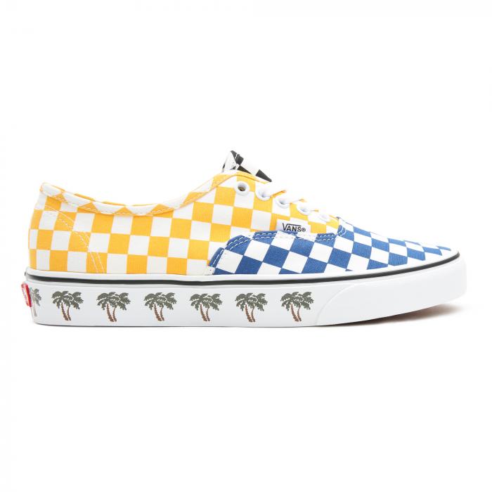 Boty Vans Authentic SIDEWALL PALM TREE/CHECKERBOARD