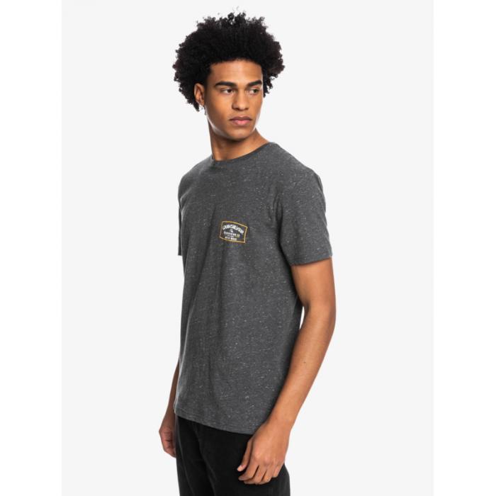 Tričko Quiksilver IN SQUARE CIRCLE SS CHARCOAL HEATHER