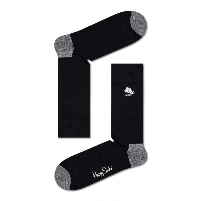 Ponožky Happy Socks 4-Pack Black And White Socks Gift Set