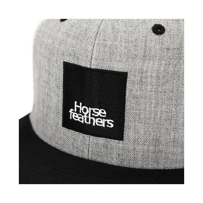 Kšiltovka Horsefeathers BRADEN CAP heather gray