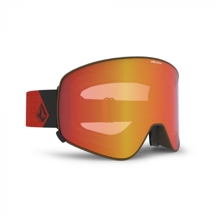 Lyžařské brýle Volcom Odyssey Charamel/Red Red Chrome