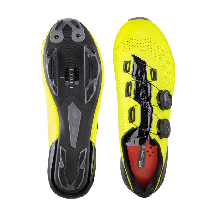 Tretry FORCE MTB WARRIOR CARBON, fluo