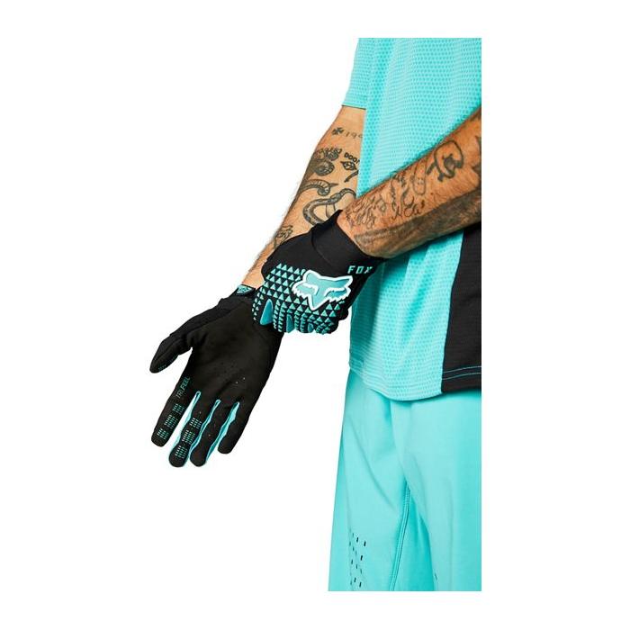 Cyklistické rukavice Fox Defend Glove Teal