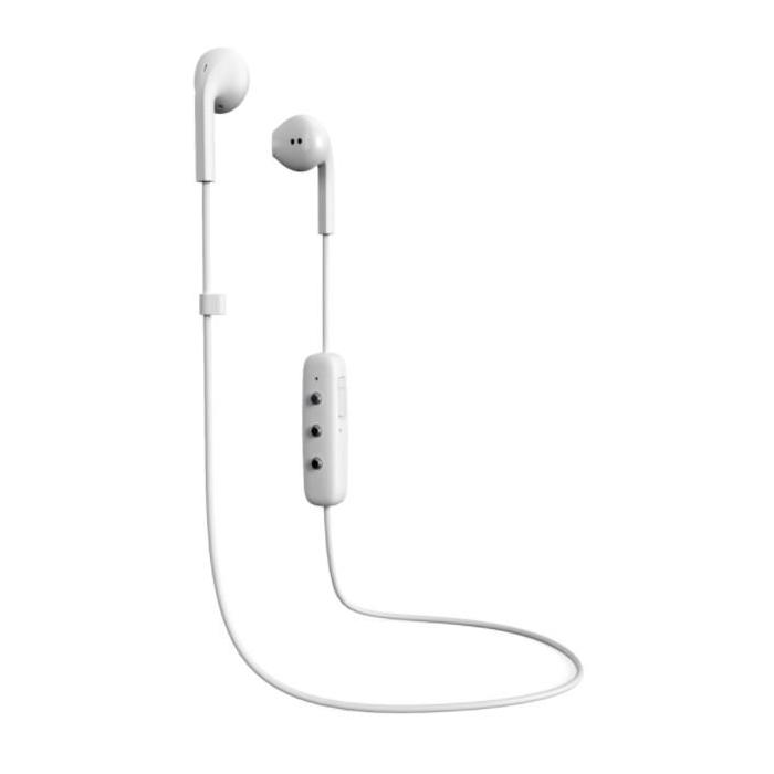 Sluchátka Happy Plugs Earbud Plus Wireless White