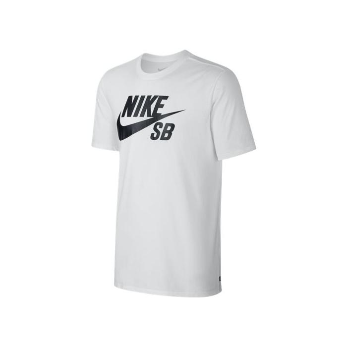 Kiwi factor curse Pánské tričko Nike SB SB logo t-shirt white/black | Funstorm.cz
