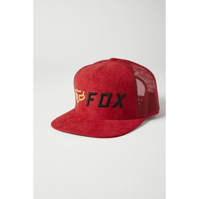 Kšiltovka Fox Apex Snapback Hat Red/Black