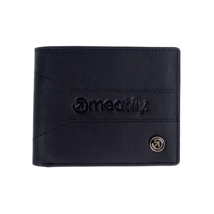 Kožená peněženka Meatfly Zac Premium, Black