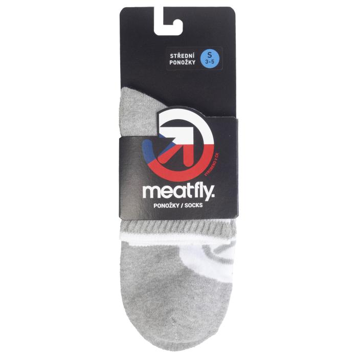 Ponožky Meatfly Middle, White