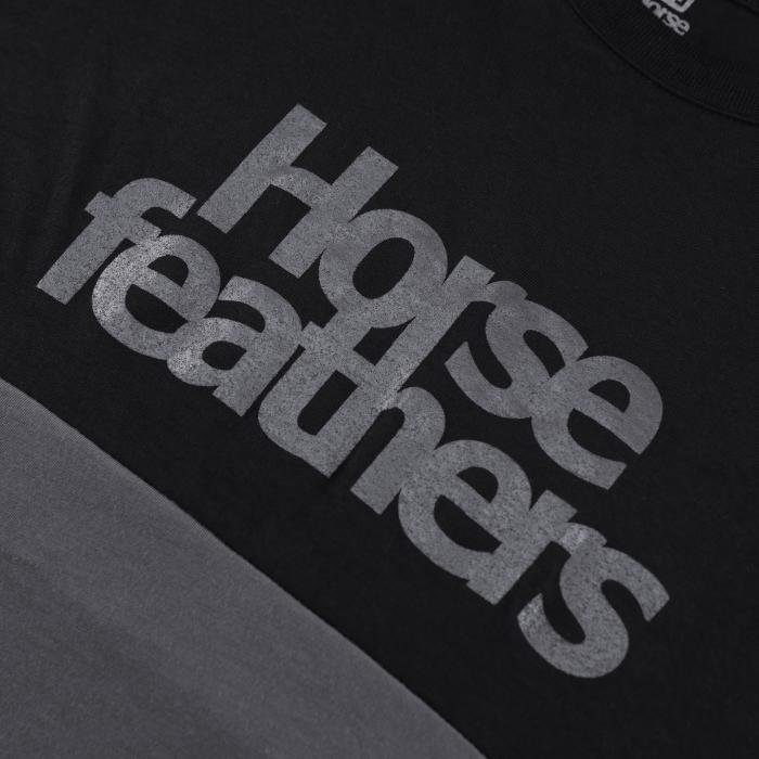 Dres Horsefeathers FURY BIKE T-SHIRT black/gray