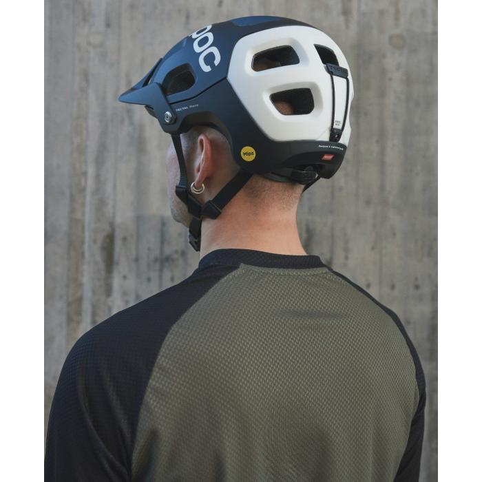 Cyklistická helma POC Tectal Race MIPS Uranium Black/Hydrogen White Matt