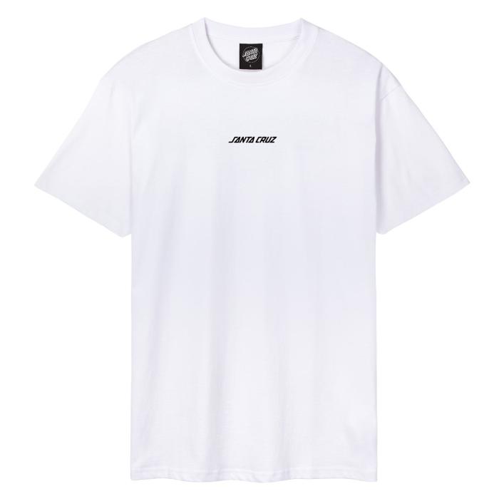 Tričko Santa Cruz Screaming Flash Center T-Shirt White