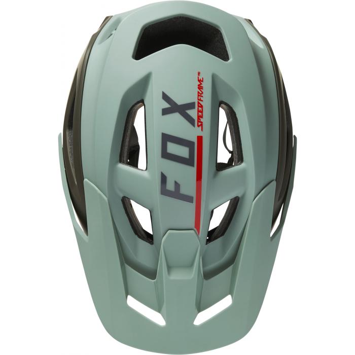 Cyklistická helma Fox Speedframe Pro Blocked Ce Eucalyptus