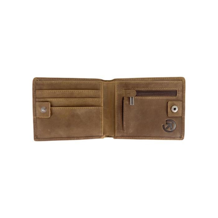 Kožená peněženka Meatfly Eliot Premium, Oak
